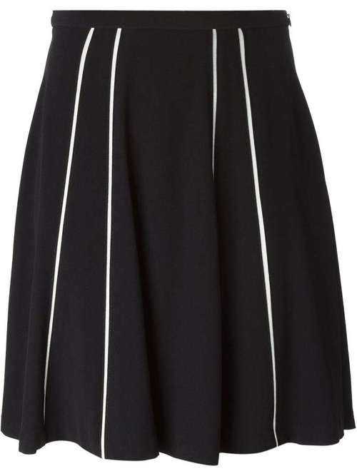 MAURO GRIFONI stripe detail skirt