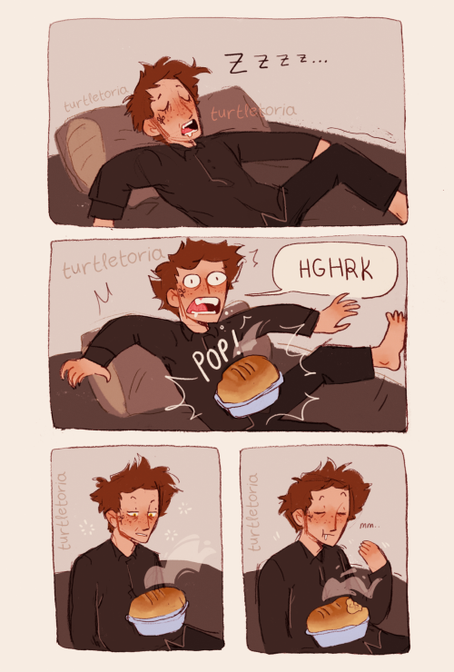 turtletoria-art: i would like to imagine that crowley’s nap is periodically interrupted by sm