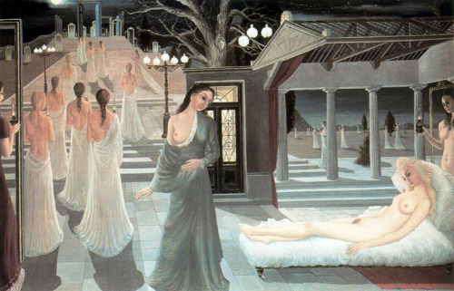 Paul Delvaux     L'Acropole