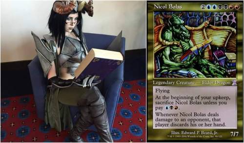 legendaryedhplays:  The cosplay makes a lot of sense in context.