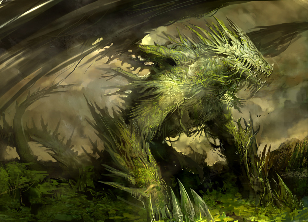 kekai-k:  Guild Wars Dragons circa 2007, the first designs I did for the potential