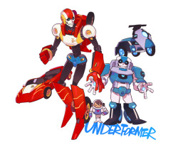 blackggggum: UT/UF/US Skelebros as Transformers！