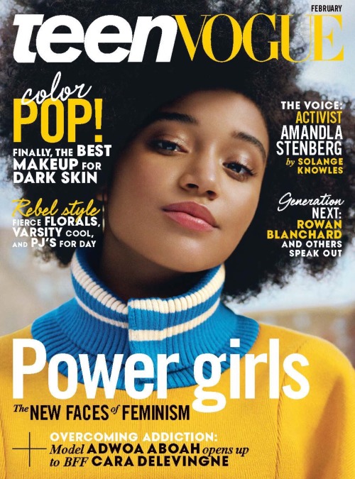 daily-tay: Amandla Stenberg for TEEN VOGUE