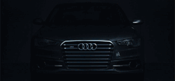 experimentsinmotion:  LED and Xenon Technology for a Smarter Headlight Featured in #Braverywins, the LED and xenon lights for the Audi S6 can pivot up to 15 degrees to help you see around curves while dedicated static cornering lamps shine at wider