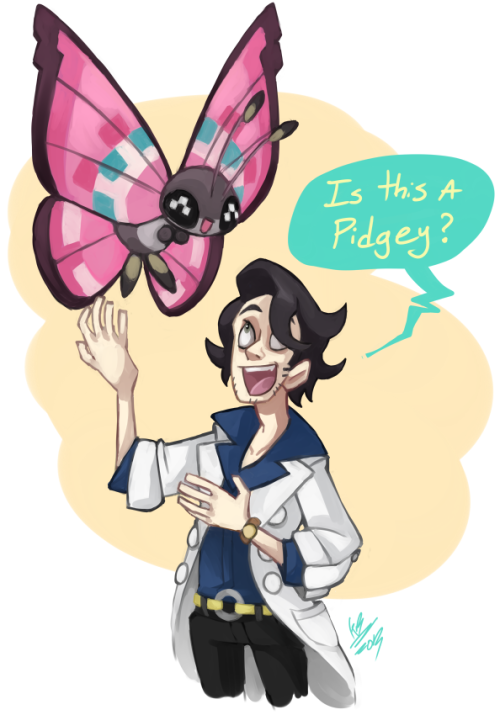 kurobi:  The top Pokemon researcher of the Kalos region. 