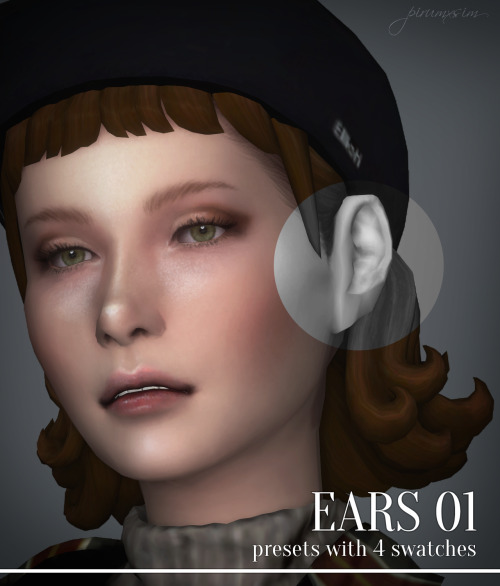 pirumxsim: 2019 2 Ears Preset 01- 4 different shapes- Teen to Elder- All genders Download (free, no