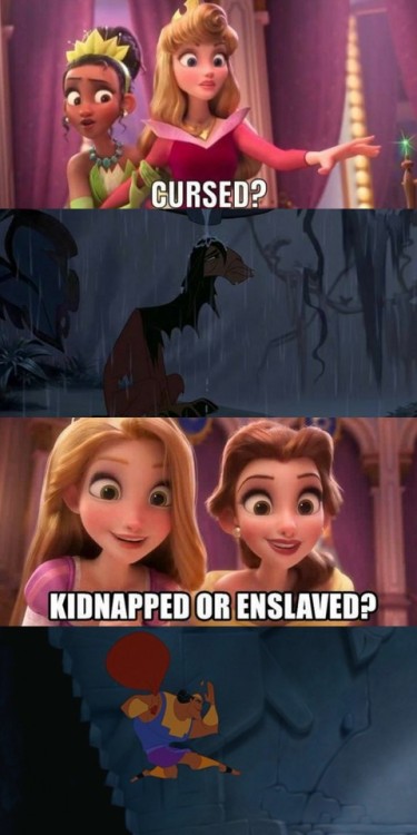 funsized-disney: I did a thing…am I funny yet LOL And that’s how Kuzco got a harem.