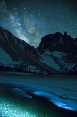 theencompassingworld:  accio-forest:  The Milky Way &amp; the Sierras by Blake DeBock   The World Around Us