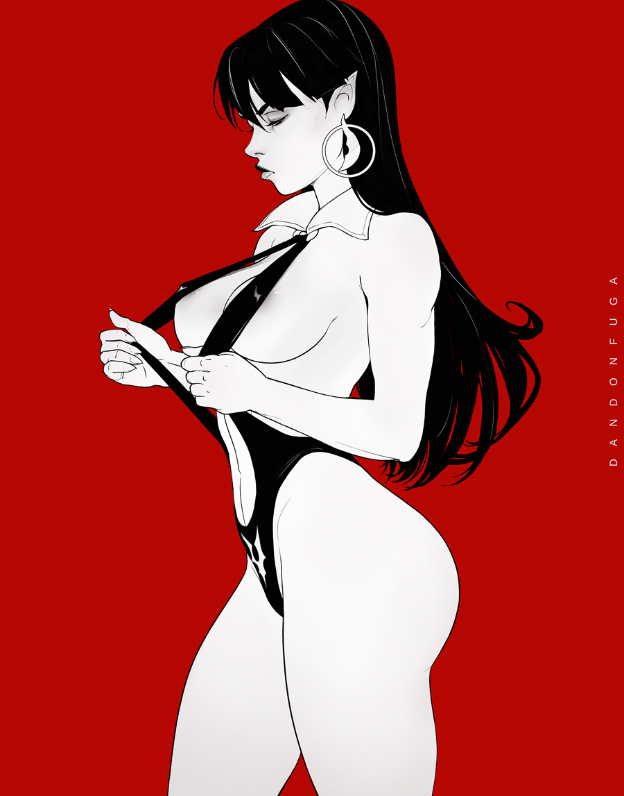 dandon-fuga: Vampirella ~~~ https://www.patreon.com/dandonfuga https://gumroad.com/dandonfuga