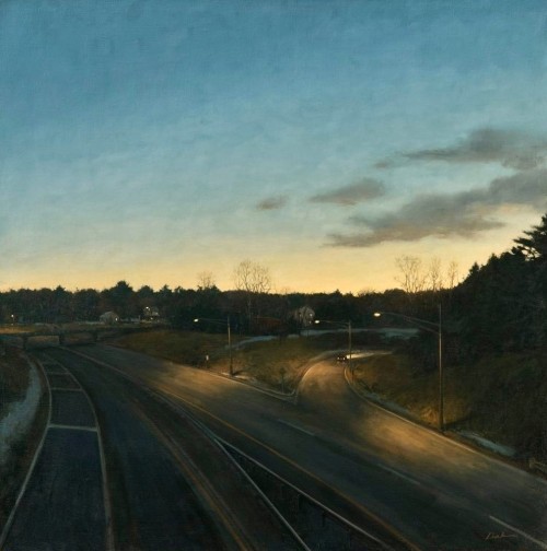 urgetocreate: Linden Frederick (American 1953), Off Ramp, 2016, Oil on linen
