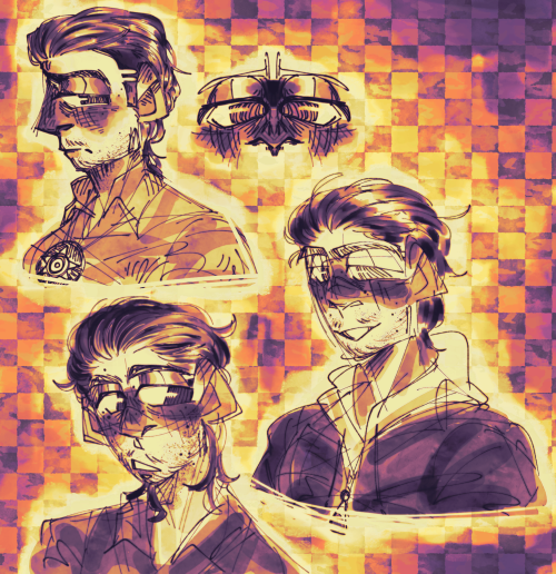 Trying To Figure Out How To Draw Fargo Characters So Here's Some Doodles Of Gator, Yes I Know The Hair