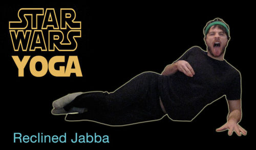 ionsfolly:tastefullyoffensive:Star Wars Yoga [youwillnotbelieve]I lost it at the last one. *crying*