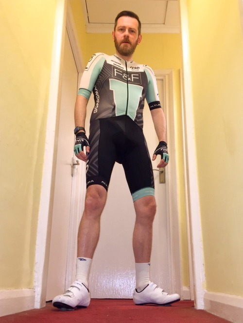 paul-cycle:Tired out this nice ‘One Pro Cycling’ Roadsuit I got from eBay on the turbo y