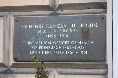Henry Duncan Littlejohn was born in Edinburgh on May 8th 1826, Littlejohn is one of two Edinburgh me