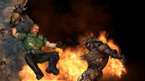 A Couple Of Renders I Made Cause I Like DooM.