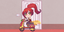 ammietty:  Beep beep!Featuring my volume 4 outfit design for Pyrrha!! 