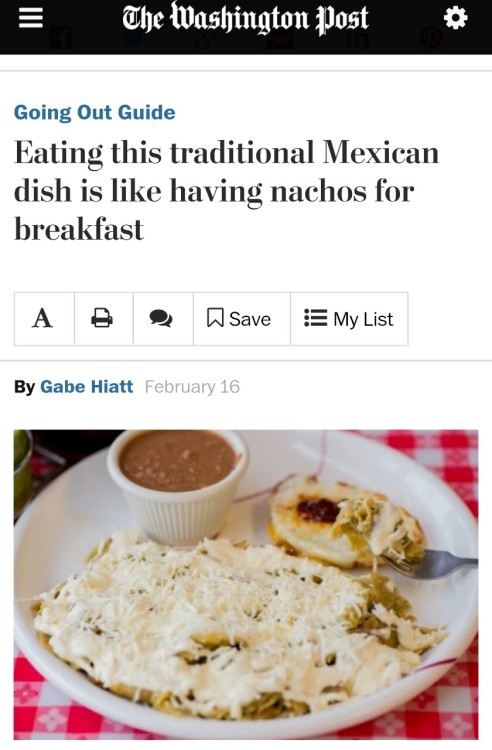 frijoliz: Which one of you mexican yuppies told your güero friends about chilaquiles? Who is ou