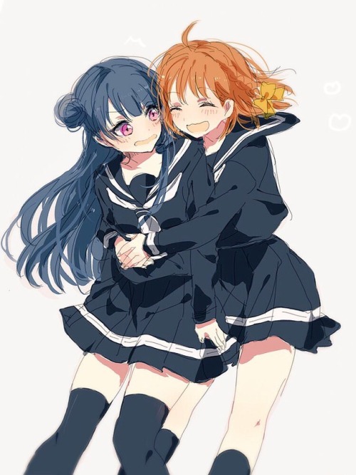 ✧･ﾟ: *✧ ChikaYoshi ✧ *:･ﾟ✧♡ Characters ♡ : Yoshiko Yohane Tsushima ♥ Chika Takami ♢ Anime ♢ :