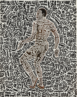 Ohthentic: Igormaglica:  Keith Haring (1958–1990), Untitled (Bill T. Jones), 1984.