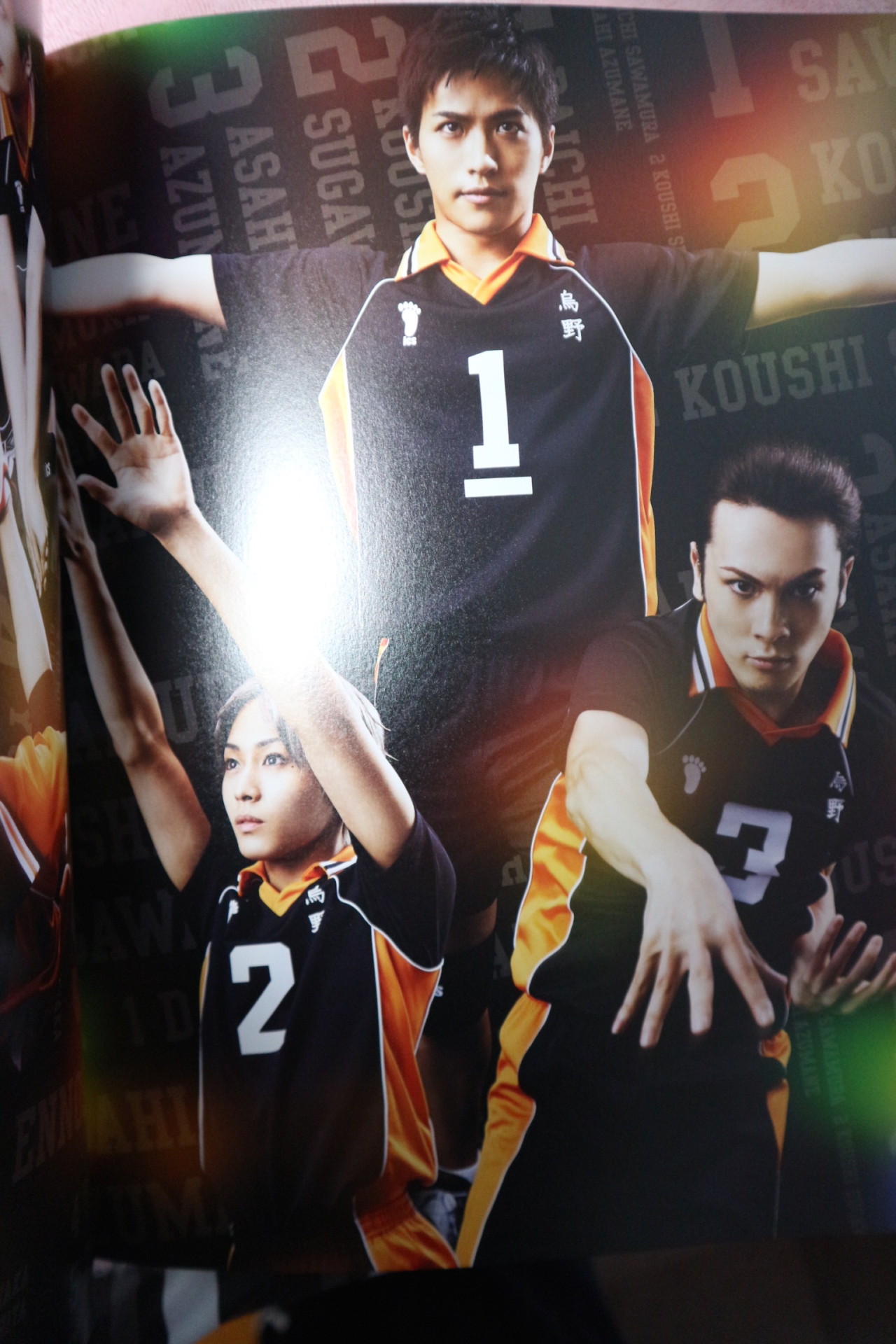 koutarouhs:    Haikyuu Stage Play Pamphlet Karasuno members pt III (no scanning,