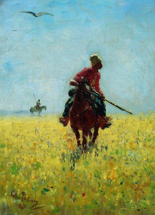 post-impressionisms: Ilya Repin,Russian, (1844-1930). 