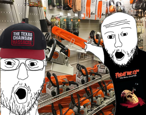 Horror Fans In Hardware Stores