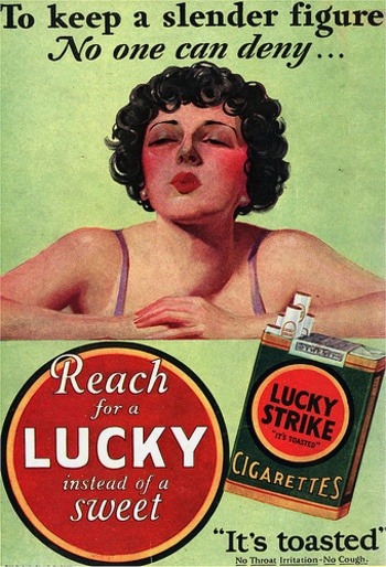 1930&rsquo;s cigarette ad.