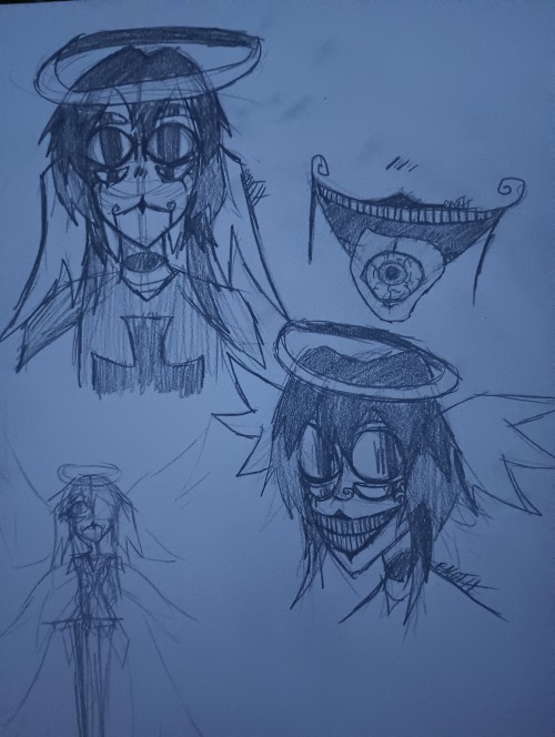 My Attempt On Drawing The Uncanny Valley In My Art Style, I Don't Think It Went Too Well With How My