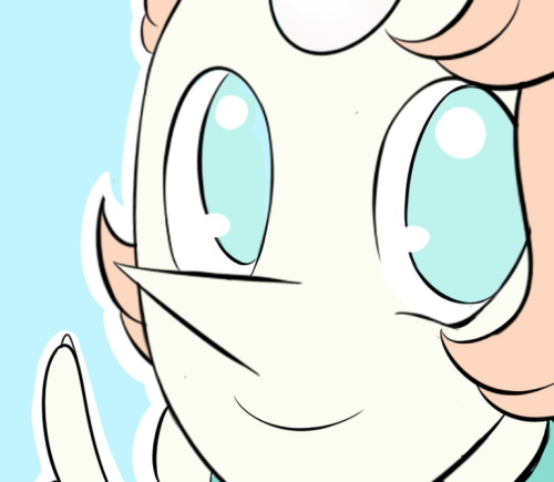 princesssilverglow:  Pearl suddenly occupied almost the whole picture. Hi Pearl! :D 