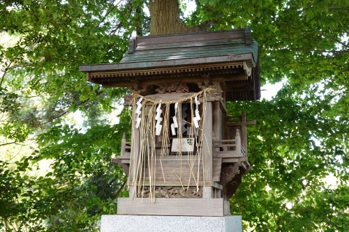 Horoka, a small shinto street shrine, Japan