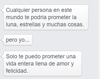 josejandro:  ¡no necesito nada más en mi vida!