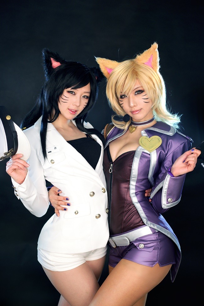 cosplaygirl:  리그오브레전드-팝스타아리(타샤님) 제너레이션아리(도레미님)