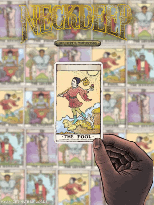dropping-stardust:  you-might-hate-my-words:  Neck Deep Tarot Card Edit I made yo ;)  this is super cool ok 