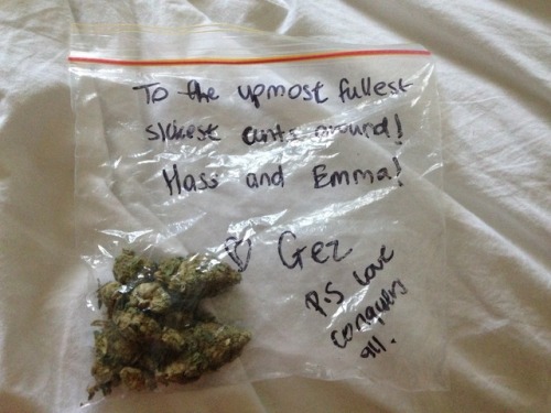 lily-lane:A little present left for my man and I. Thanks Gez!