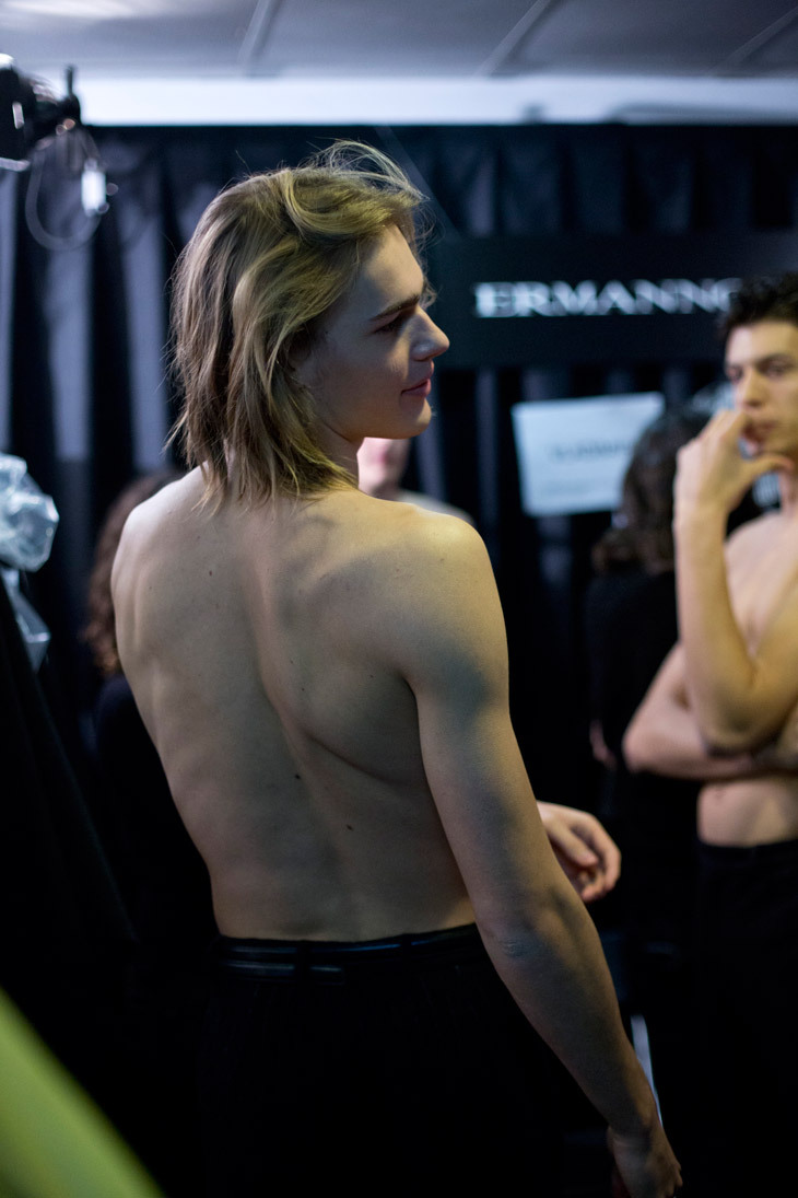 ofmiceandmenessay:  Ph. Maud Maillard - Backstage at Ermano Scervino