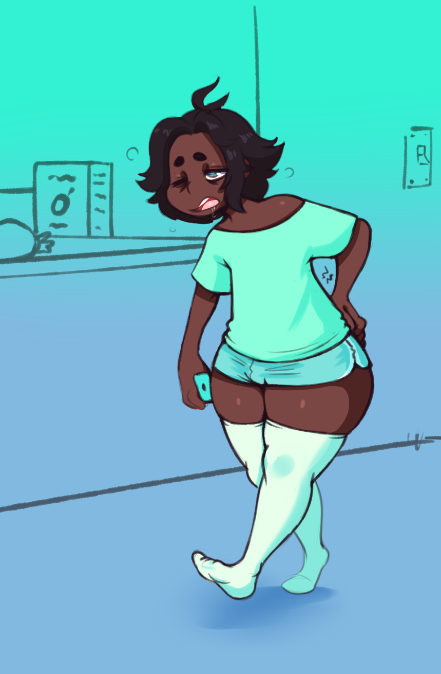 meganemausu:Colored sketch sequence for   @kazu-kuvaramura !!