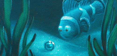 mickeyandcompany:  Concept art for Finding Nemo (adapted from Oh My Disney)