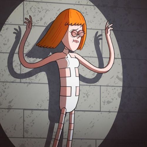 Some more Leeloo action poses from my Fifth Element TV animation project.
