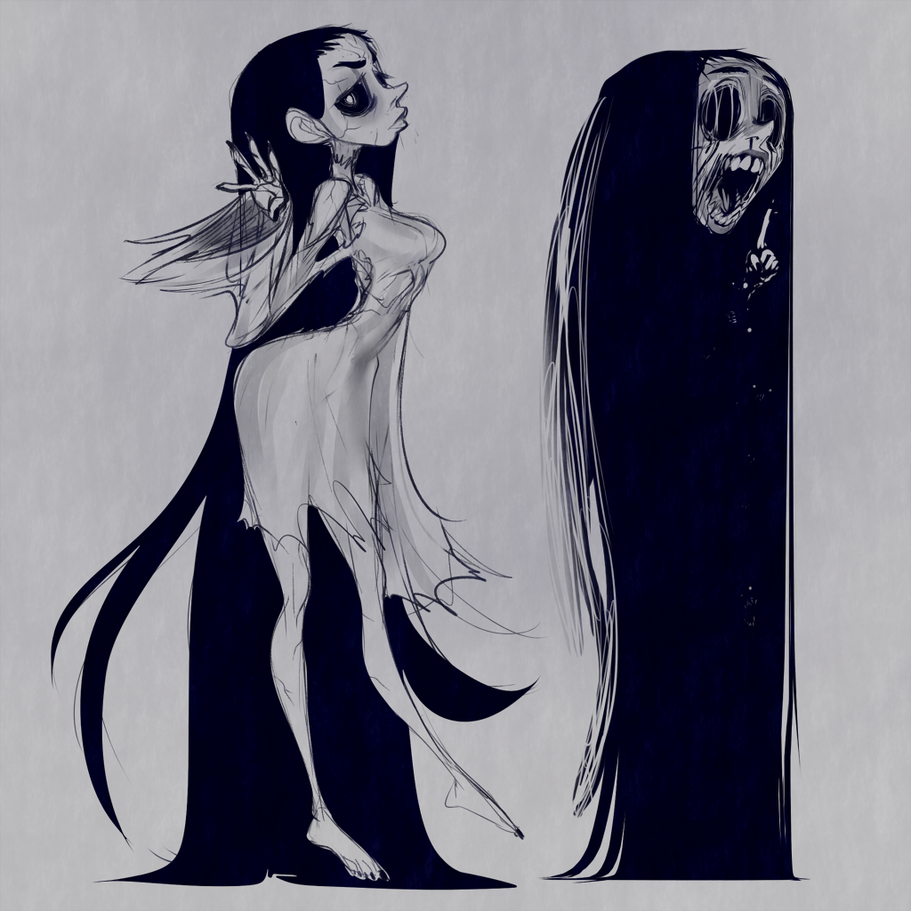 derekhetrickart:some small ghost lady