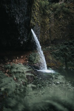 moody-nature:Horsetail Falls, United States // By Ivana Cajina