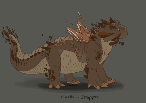 ymedronart:Started doing the elemental dragons again. and spent ages on the first one because i chos