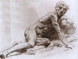 artist-sargent:  Nude Study, John Singer