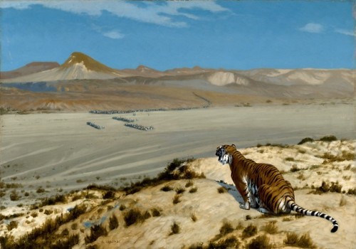 Tiger on the Watch, Jean-Léon Gérôme, ca. 1888