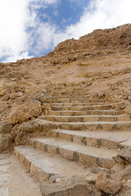historyfilia:Nabatean temple of Obodaof Avdat, Israel