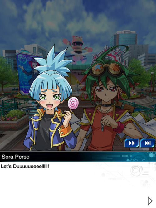 New Arc-V character to unlock? It’s back to Duel Links for me!And Sora is here already manipulating 