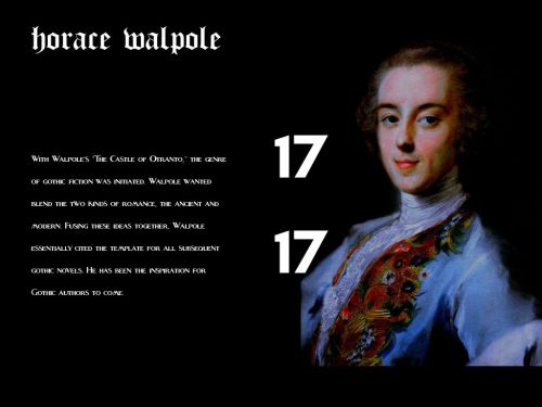 Literature | History | Gothic Fiction