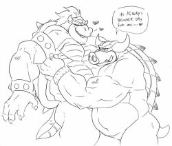 wuffinarts:  Always a Bowser Day for Midbus.
