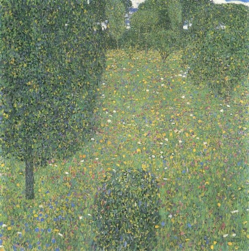 garden  Gustav Klimt (July 14, 1862 – February 6, 1918) was an Austrian symbolist painter and one of