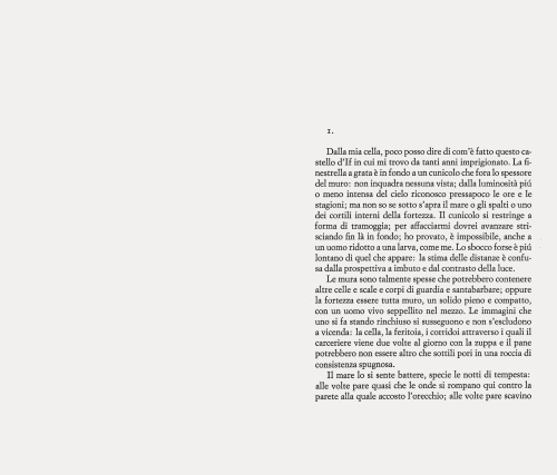 Italo Calvino, Ti con zero, [Il conte di Montecristo], «Supercoralli», Einaudi, Torino, 1967, pp. 15