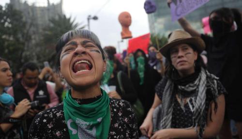 marinavampire: Feminist protests against femicide and pro-reproductive rights in México